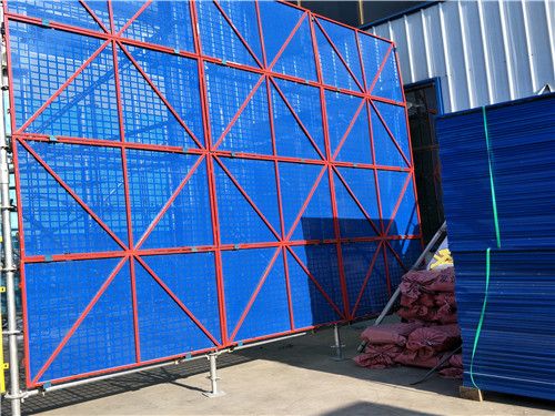 长武建筑喷塑爬架网实体工厂
